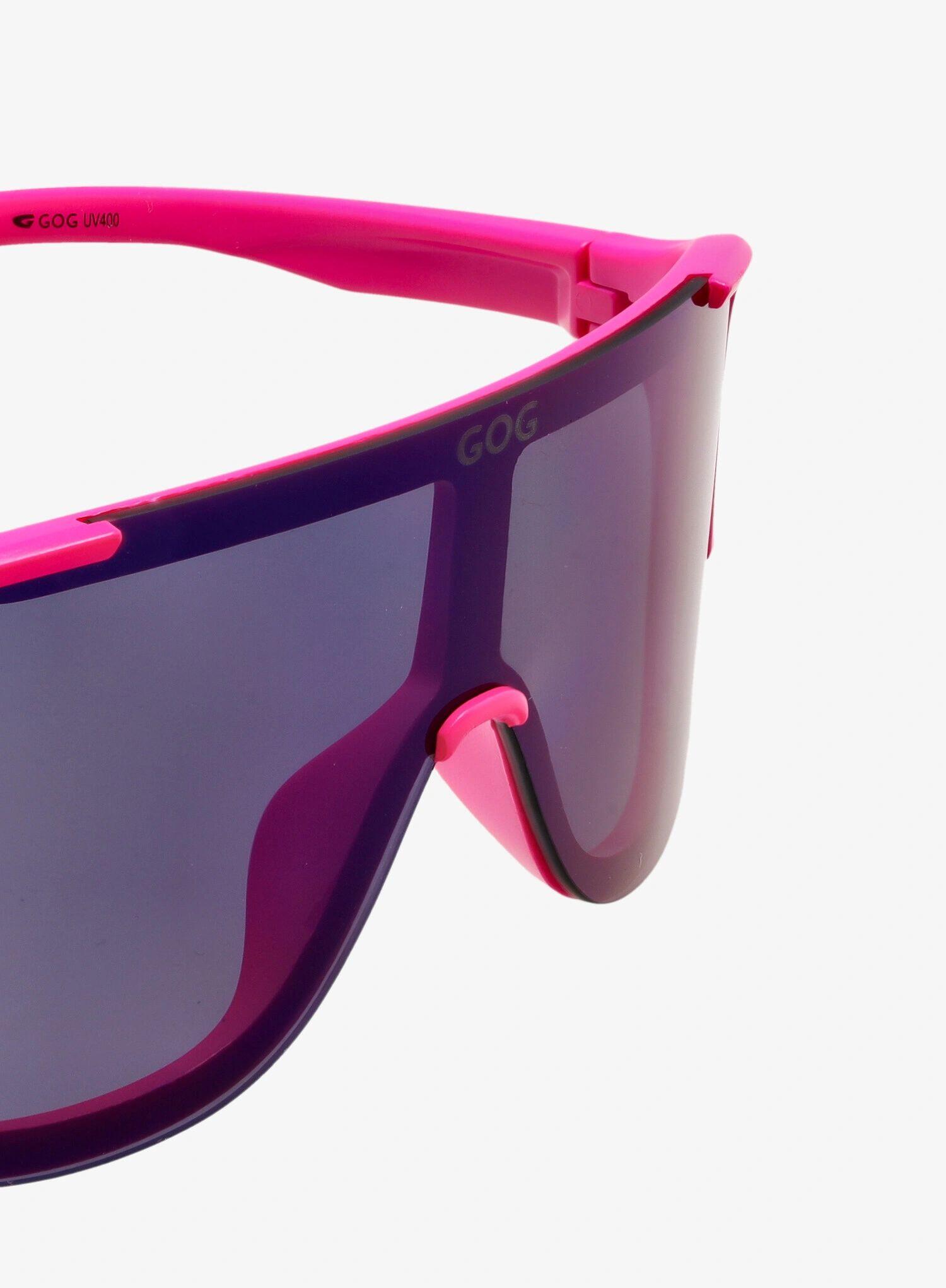 Okulary rowerowe GOG Medusa - matt neon pink/black 6/7