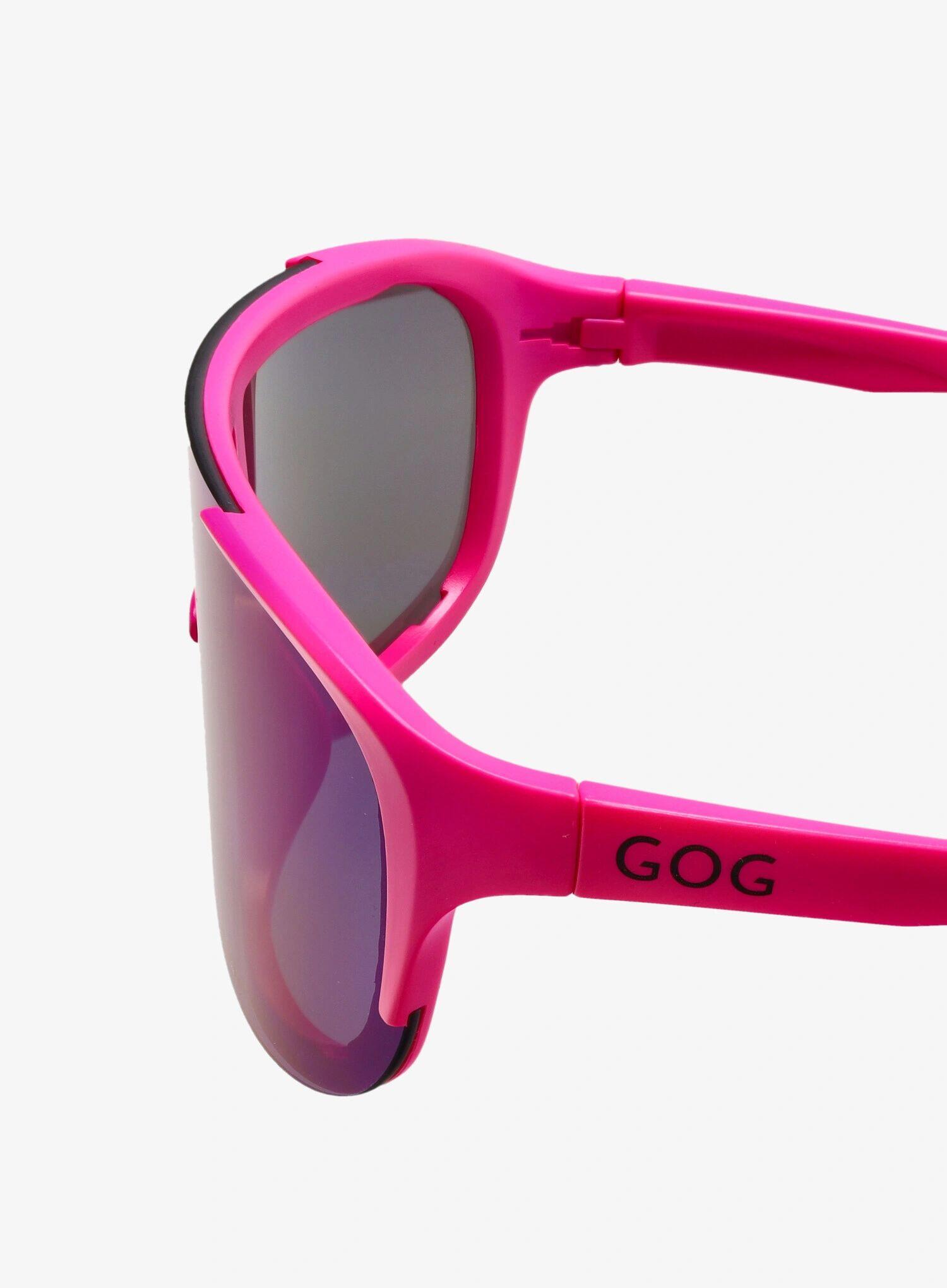Okulary rowerowe GOG Medusa - matt neon pink/black 5/7