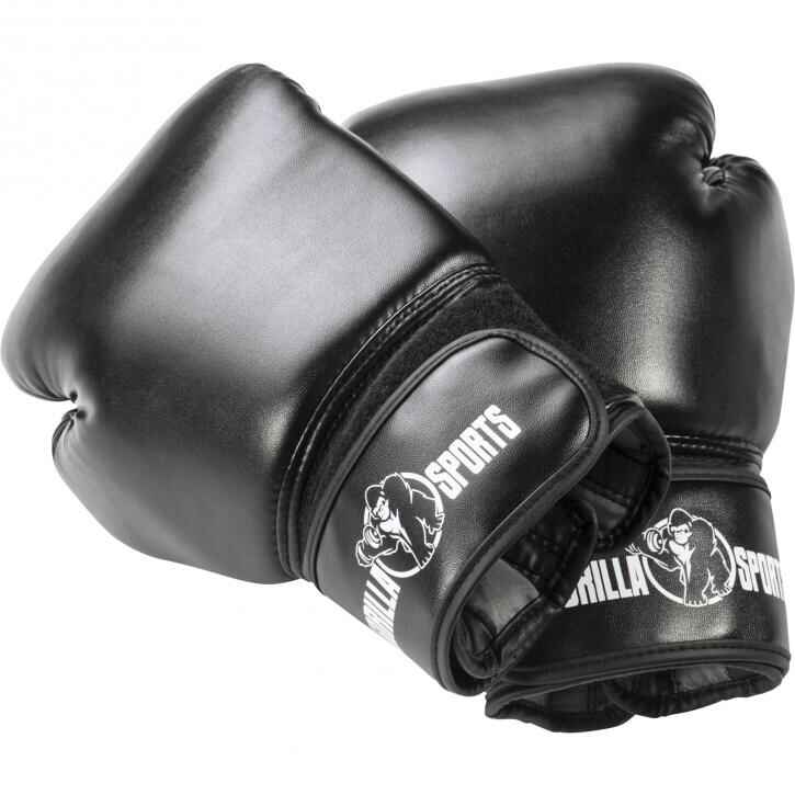 Profi Boxhandschuhe Schwarz 10 - 16 Unzen