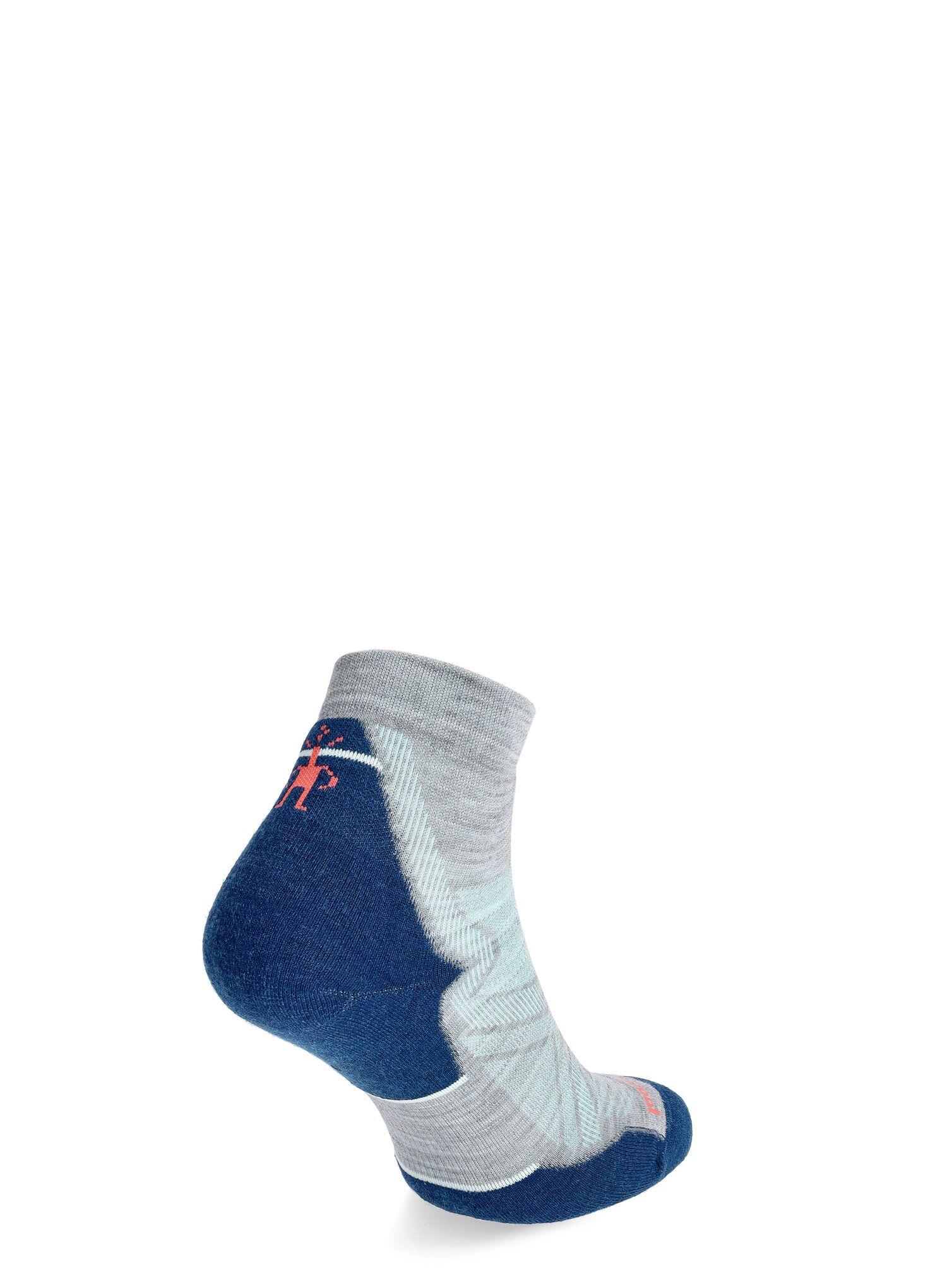 Calze running donna Smartwool Run Targeted Cushion Ankle Women grigio chiaro 2/6
