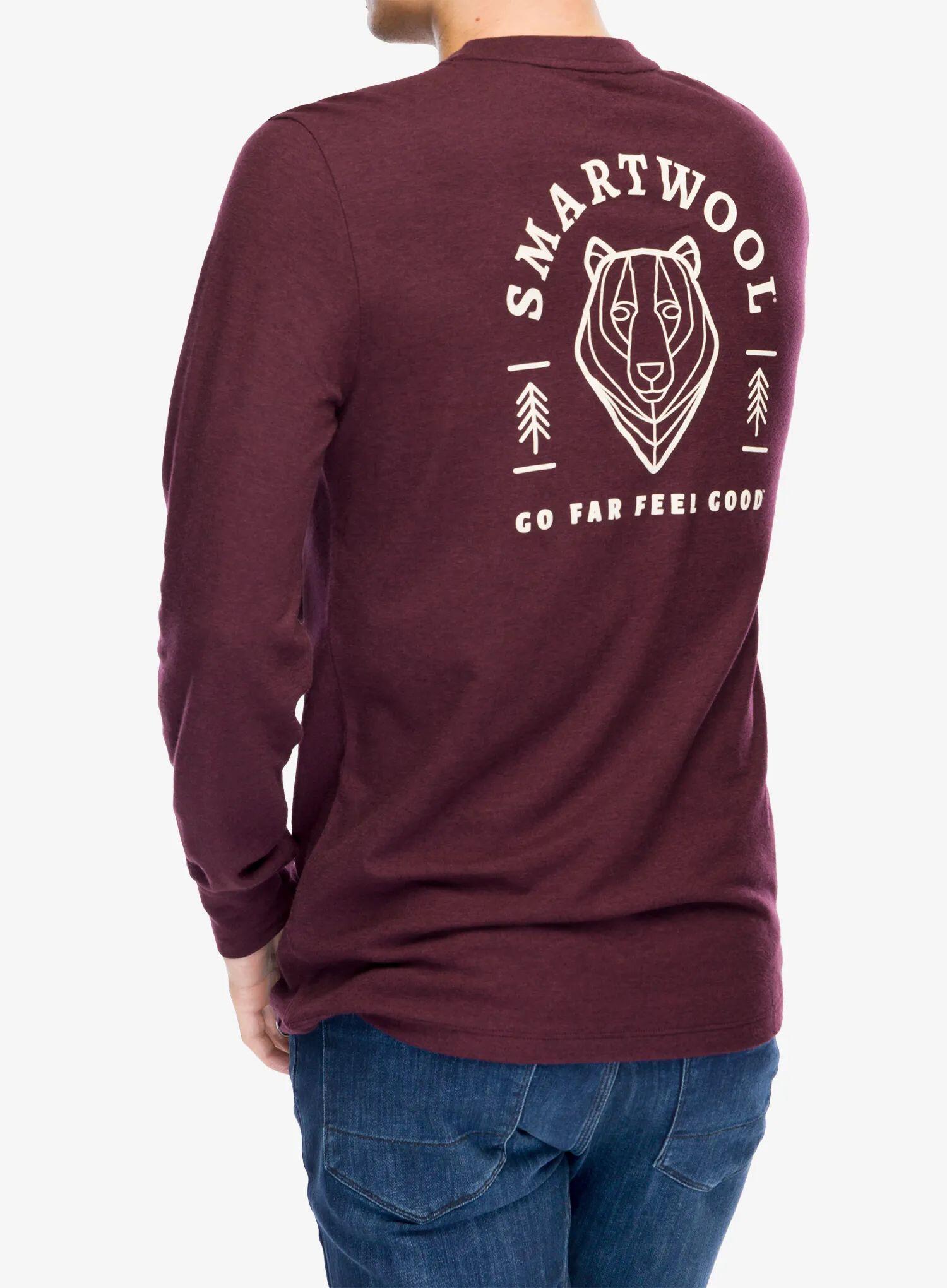 Bluza bez kaptura męska Smartwool Bear Stare Graphic Long Sleeve Tee 4/6