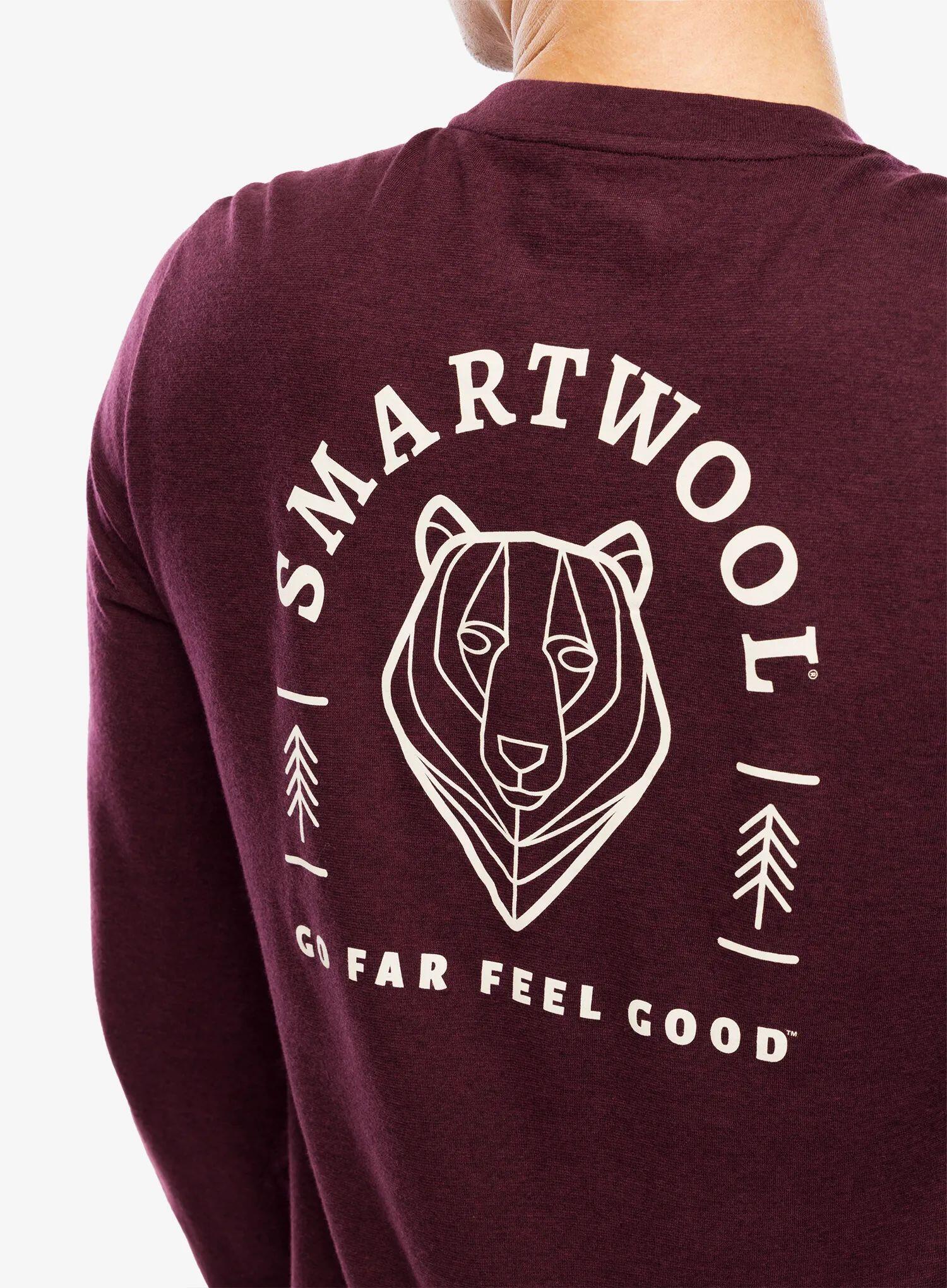 Bluza bez kaptura męska Smartwool Bear Stare Graphic Long Sleeve Tee 6/6