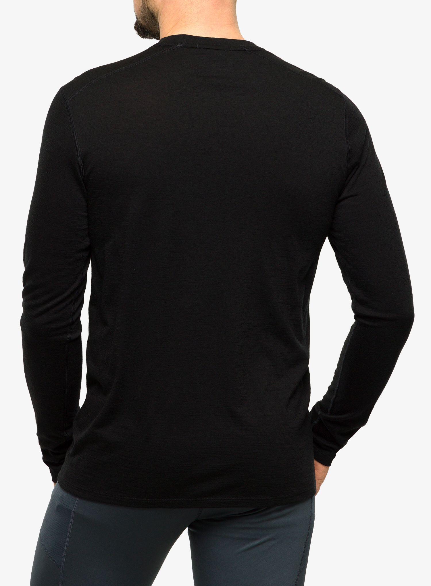 Camada de base masculina Smartwool Classic All-Season Merino com manga comprida 4/7
