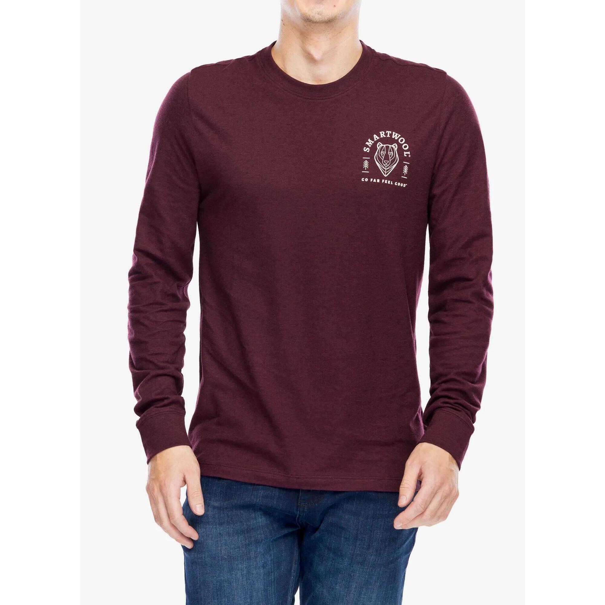 Bluza bez kaptura męska Smartwool Bear Stare Graphic Long Sleeve Tee