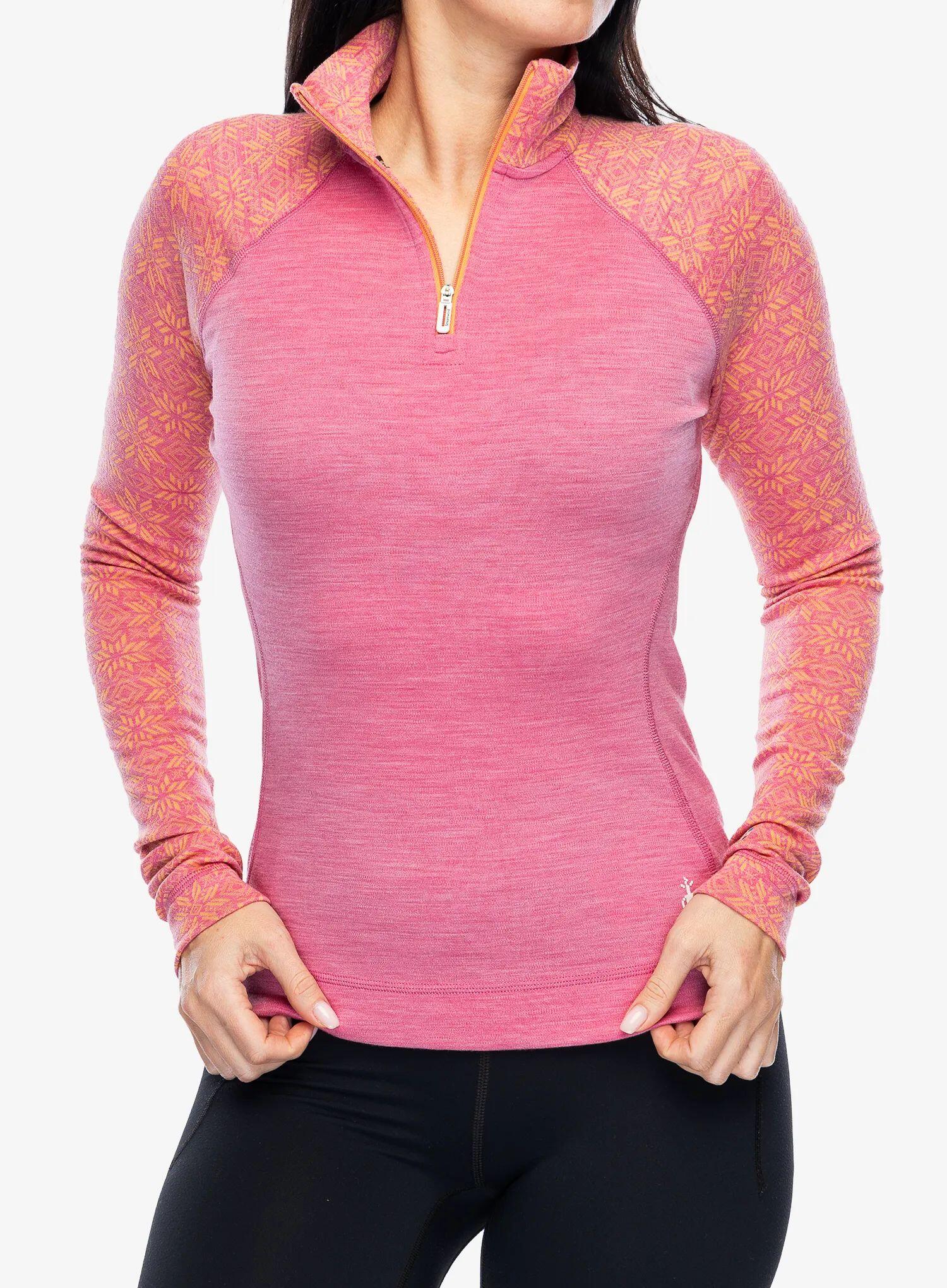 Smartwool Classic Thermische Merino Basislaag 1/4 Rits Boxed Dames Sweatshirt 4/6