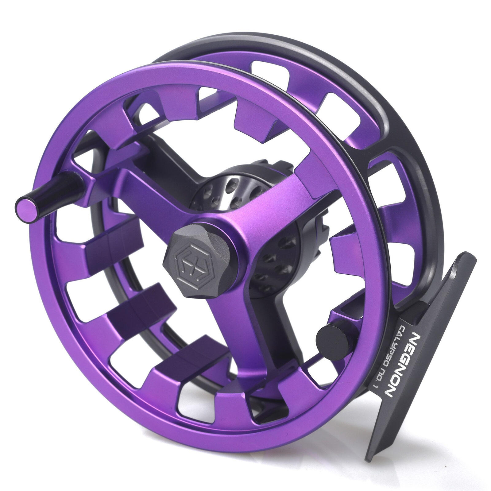 Kołowrotek muchowy - Negnon Calypso Titan Gray - Purple No. 1 3/5