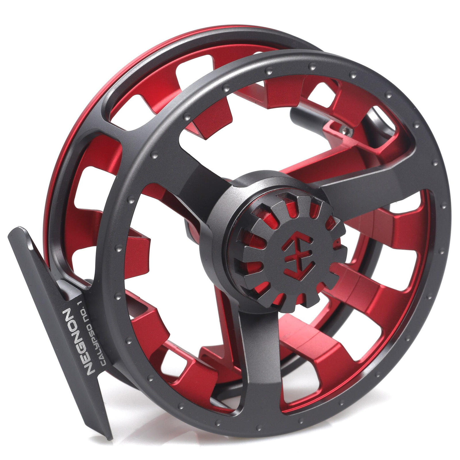 Kołowrotek muchowy - Negnon Calypso Titan Gray - Red No. 1 4/5