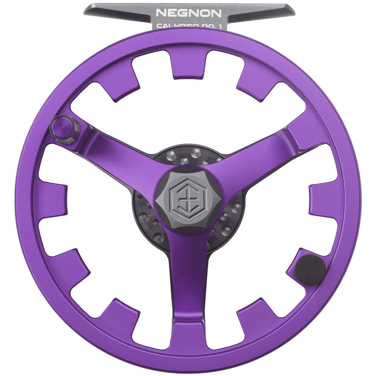 Kołowrotek muchowy - Negnon Calypso Titan Gray - Purple No. 1 2/5