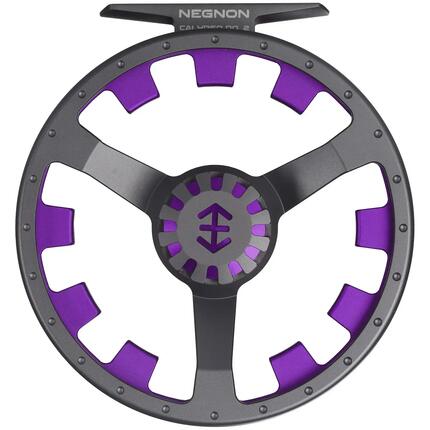 Kołowrotek muchowy - Negnon Calypso Titan Gray - Purple No. 1