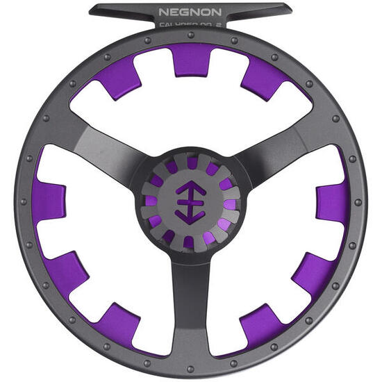 Kołowrotek muchowy - Negnon Calypso Titan Gray - Purple No. 1
