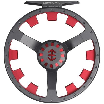 Kołowrotek muchowy - Negnon Calypso Titan Gray - Red No. 1