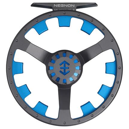 Kołowrotek muchowy - Negnon Calypso Titan Gray - Blue No. 2