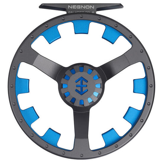 Kołowrotek muchowy - Negnon Calypso Titan Gray - Blue No. 2