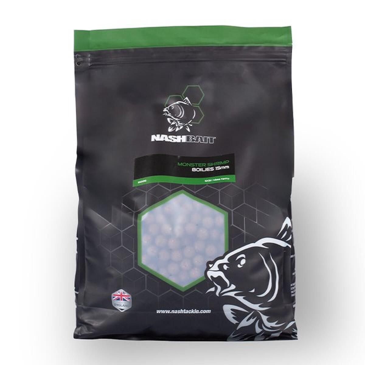 NASH Nash Monster Shrimp Boilies 15mm 5kg - Nash Aas & Voer