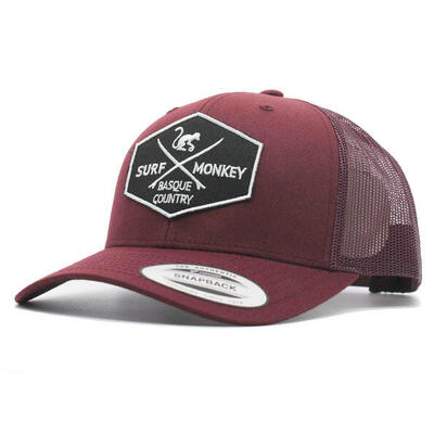 Trucker-Cap - 6 Panels / Erwachsene / Einheitsgröße (Grün / Weiß)