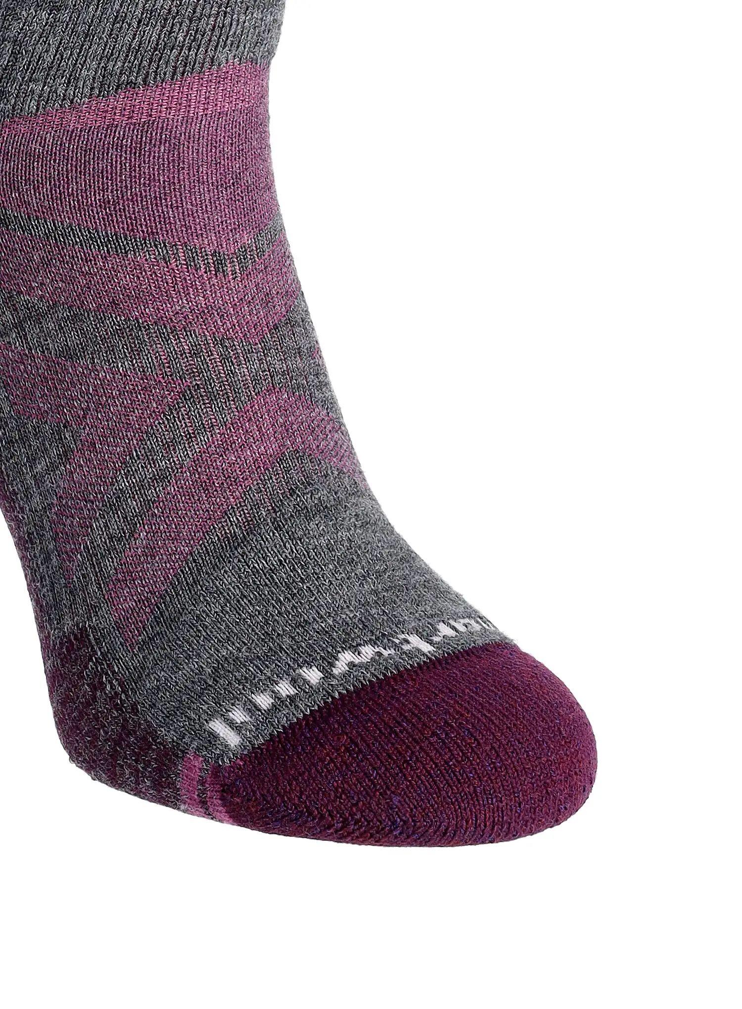 Calcetines de trekking femenino caminata de rendimiento de lana inteligente 4/5