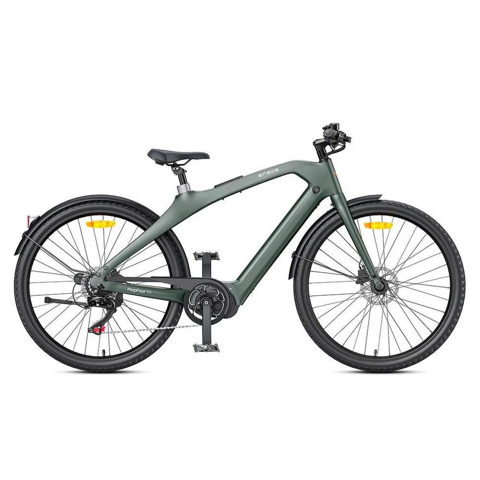 Rower elektryczny Engwe N1 PRO z włókna węglowego 250 W, silnik środkowy