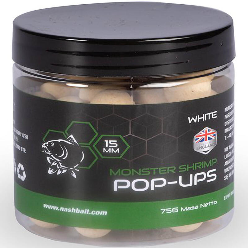 Przynęta Kulki Pływające Pop Up Nash Monster Shrimp White 12 Mm 75 G