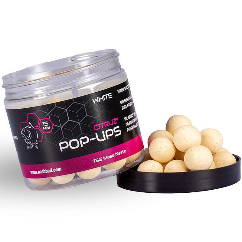 Przynęta Kulki Pływające Pop Up Nash Citruz 12 Mm 75 G White