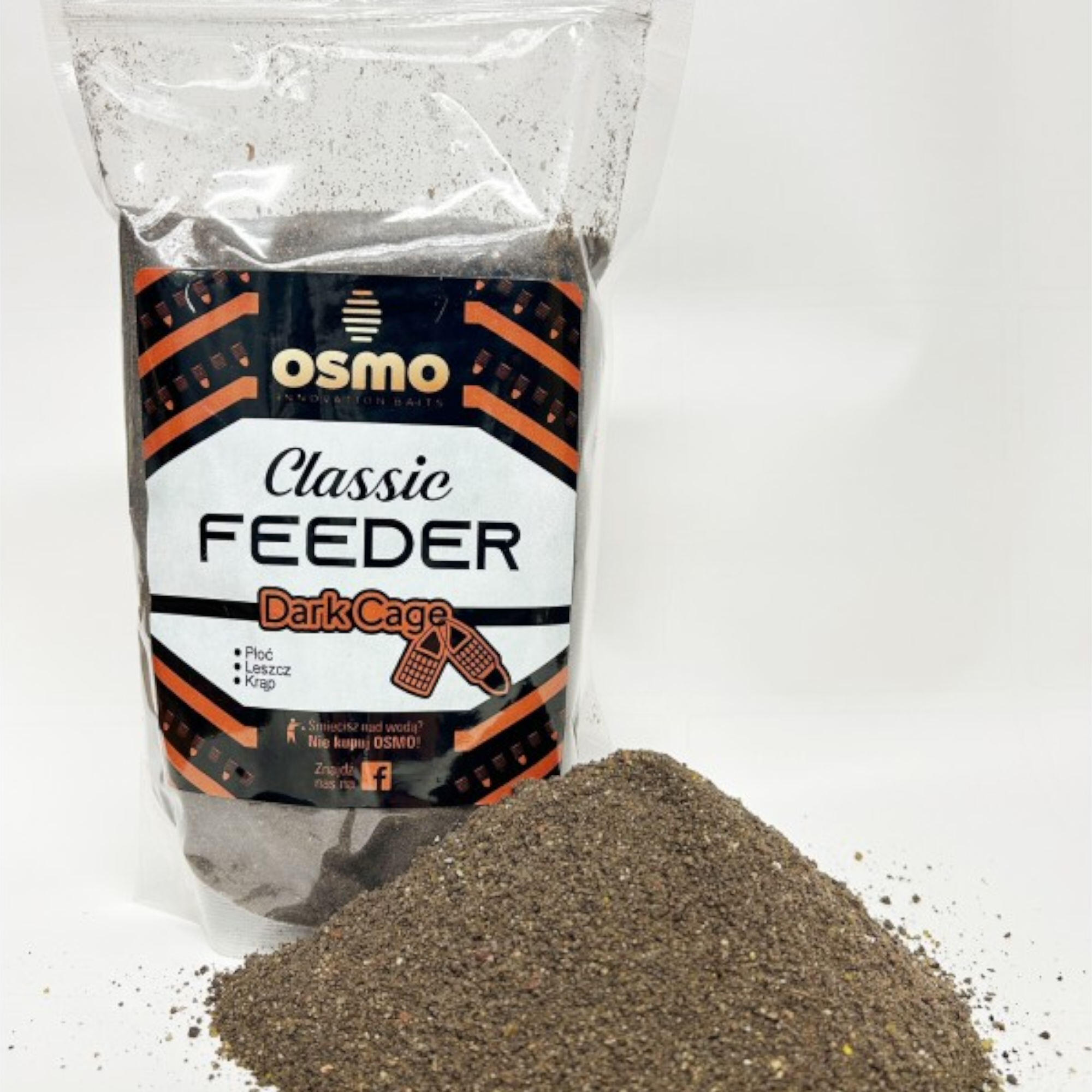Zanęta Wędkarska Method Feeder Płoć Leszcz Osmo Classic Dark Cage 900 G 2/3