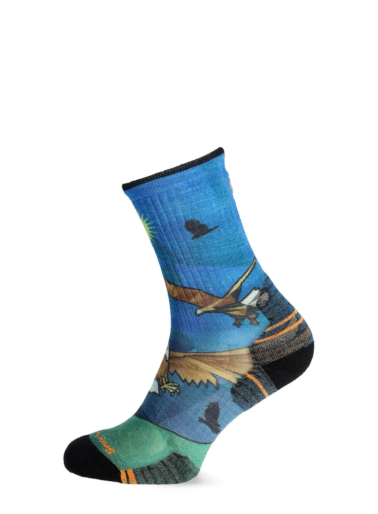Skarpety turystyczne Smartwool Hike Targeted Cushion Eagle Print Crew Socks 3/4