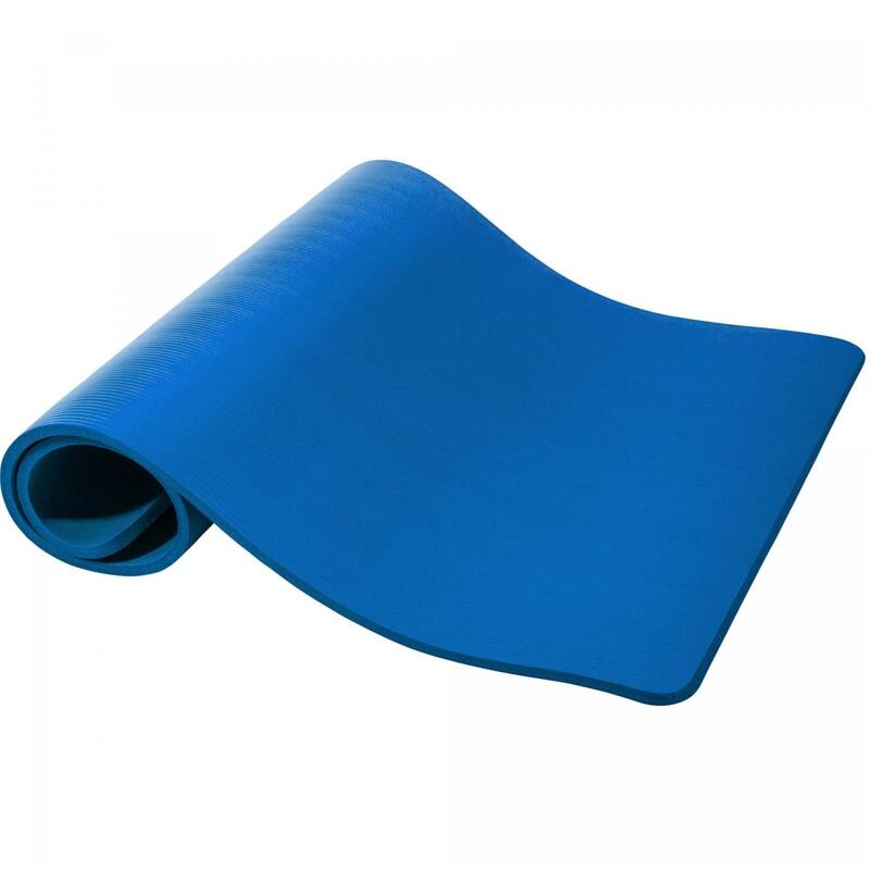 Gorilla Sports Yogamat Deluxe (190 x 100 x 1,5 cm) - Yoga Mat - royal blue