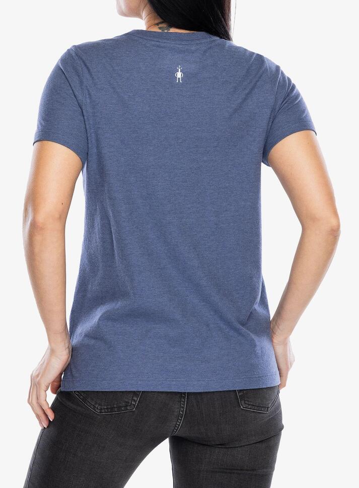 Koszulka z nadrukiem damska Smartwool Mountain Sol Short Sleeve Graphic Tee