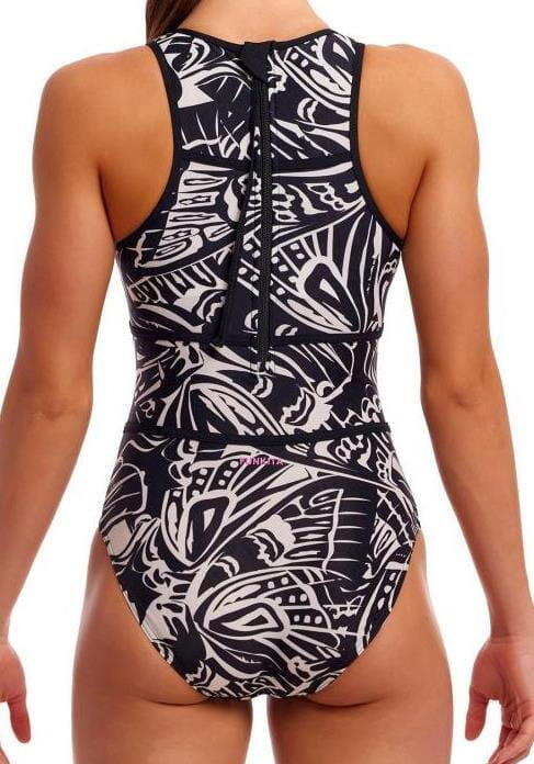 Strój pływacki Funkita Night Flyer Hi Flyer zapinany na suwak