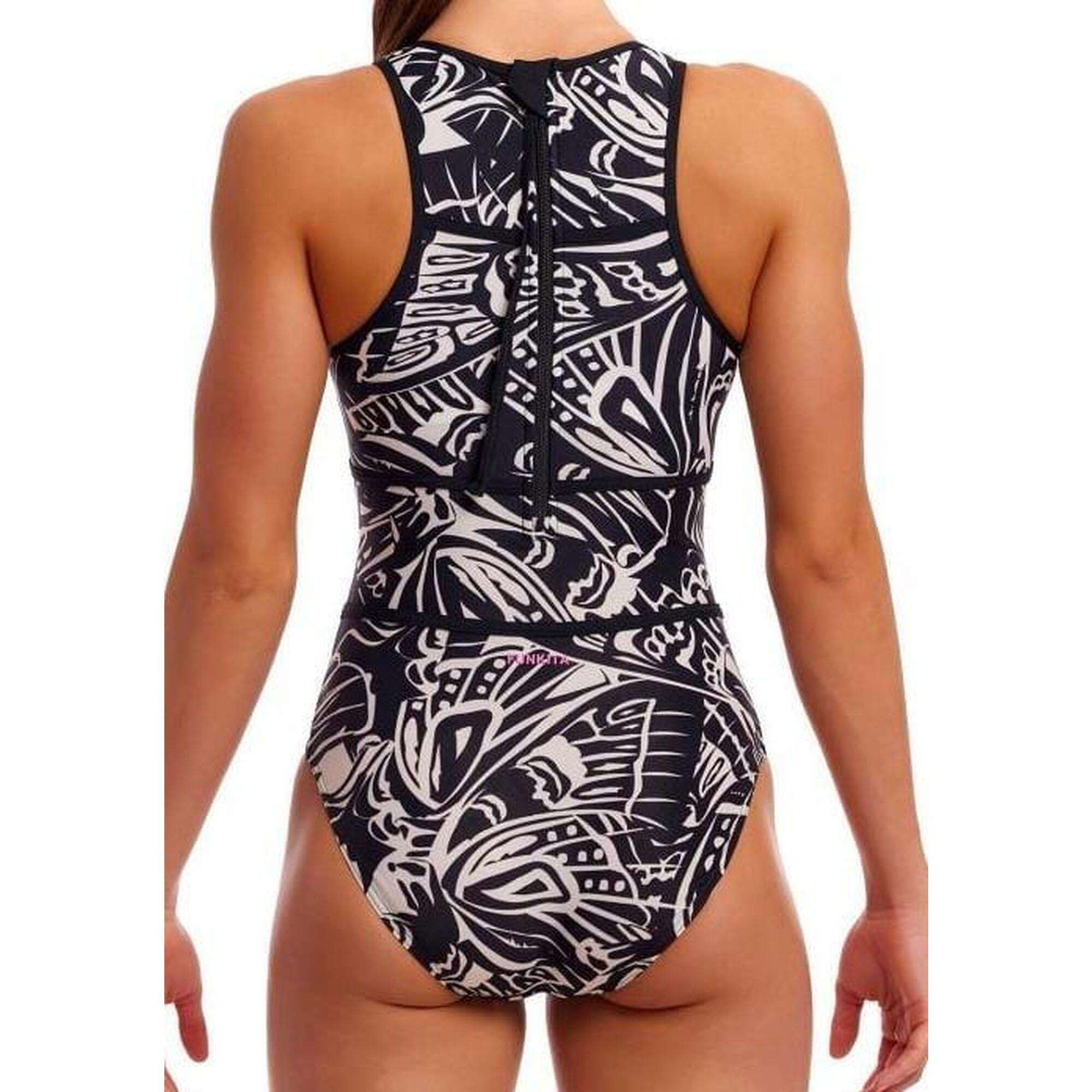Strój pływacki Funkita Night Flyer Hi Flyer zapinany na suwak