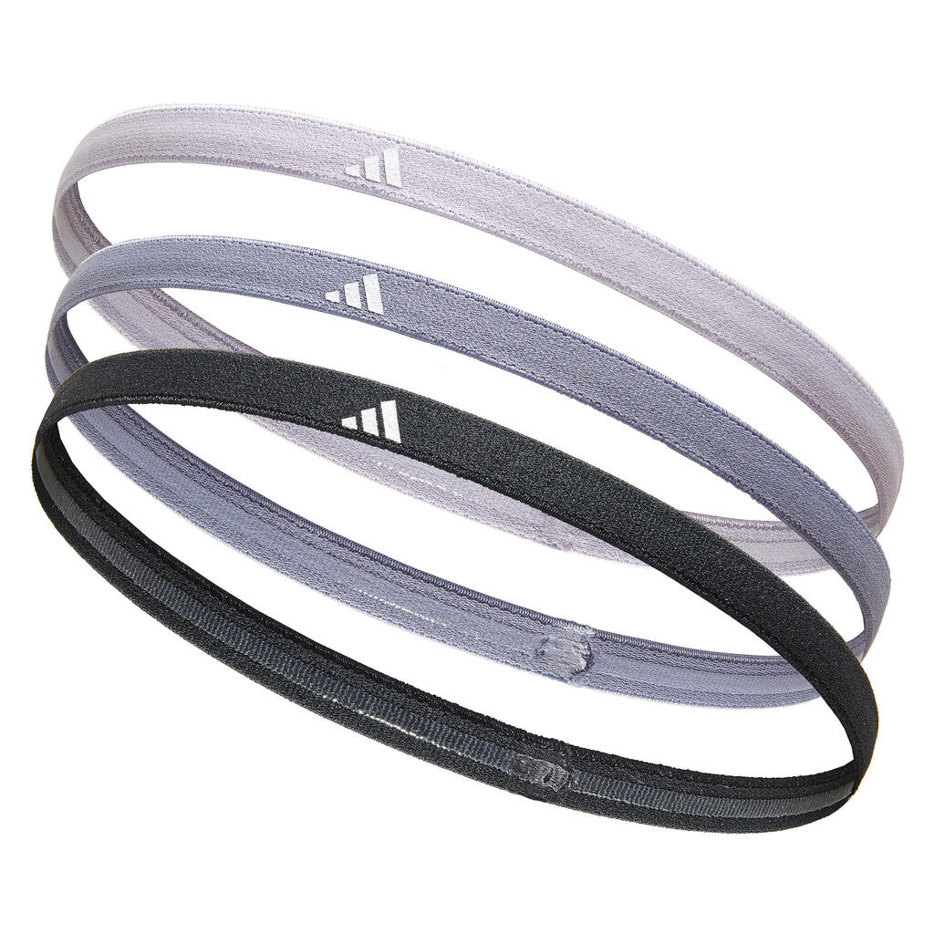Adidas - Hairbands - Silver Dawn, Violet, Legend Ink