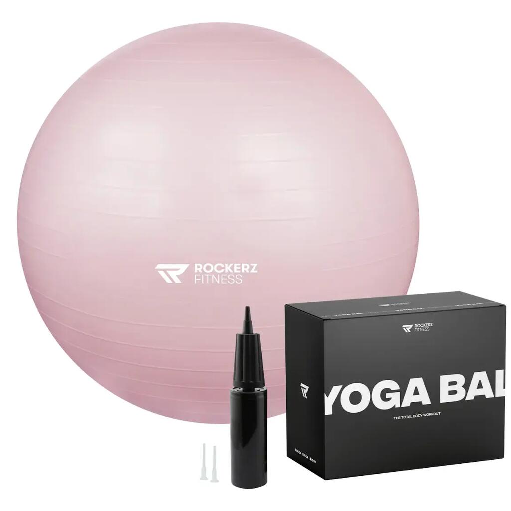 Fitness Ball – Yoga Ball – Gym Ball – Sitting Ball – 65 cm – Colour: Pink