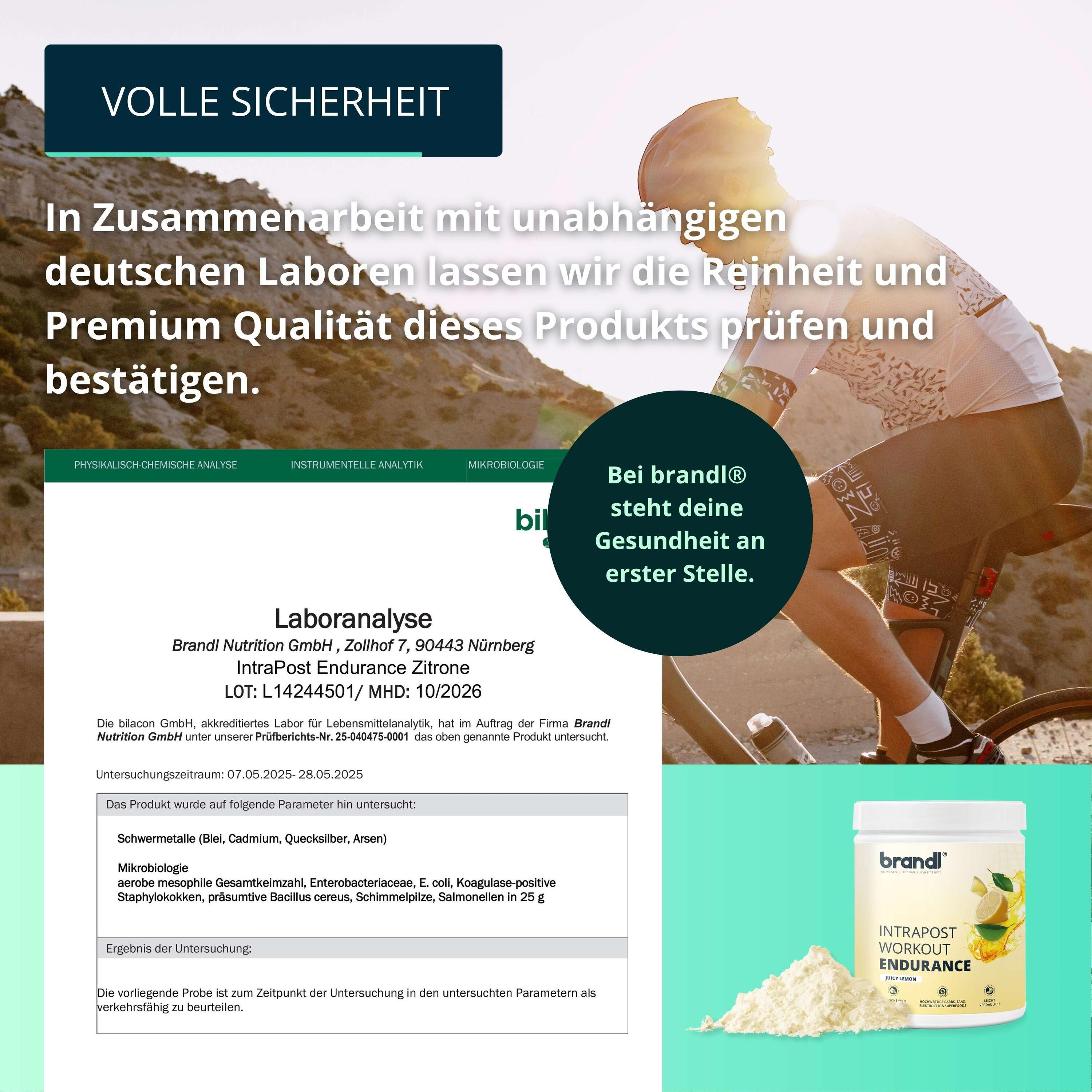 brandl® Ausdauer-Drink Elektrolyte (Mineralien) | Isotonisches Getränk 6/6