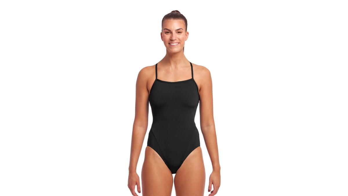 Funkita STILL BLACK Single Strap - damski kostium do pływania 3/7