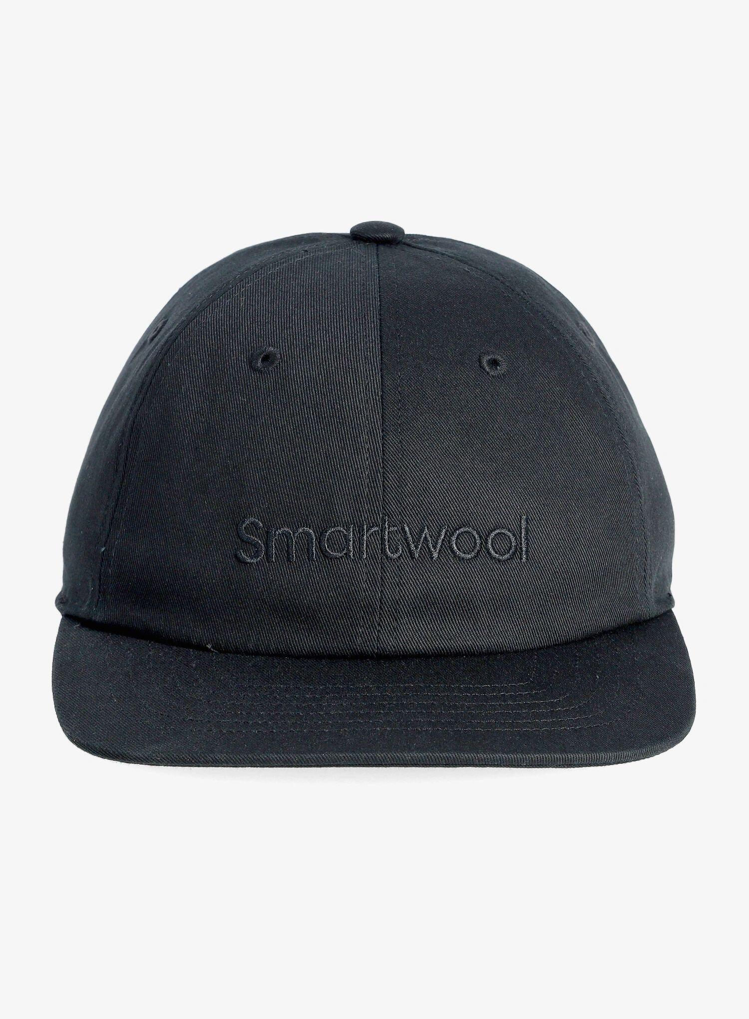 Czapka z daszkiem Smartwool Logo Ball Cap - black 3/4