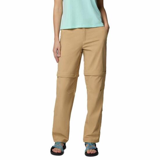 Pantalon Convertible Respirant Columbia "Leslie Falls Convertible Pant" Beige 38