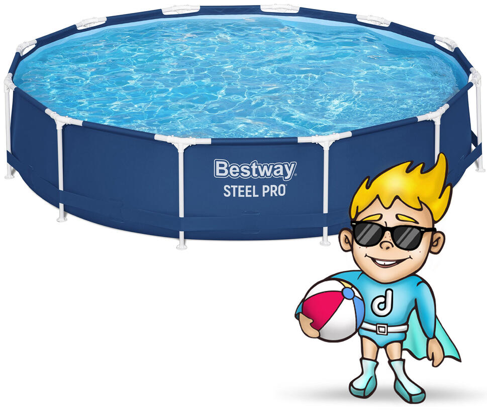 Basen ogrodowy stelażowy 366 x 76 cm zestaw 15w1 Bestway 56681