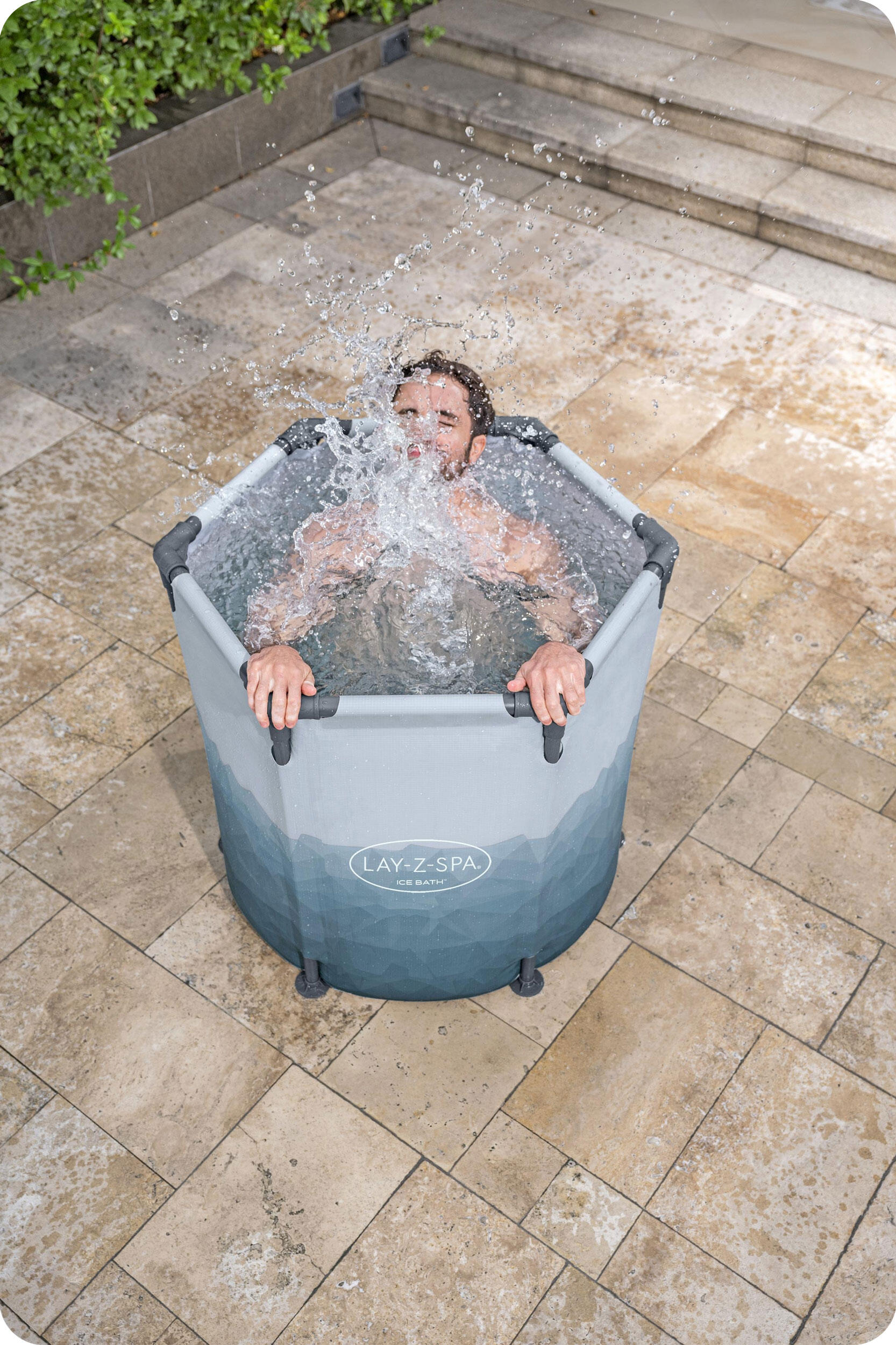 Bañera para recuperación en baño de hielo Bestway Lazy-Z Spa Glacial Dip Ø90 x 8 4/7