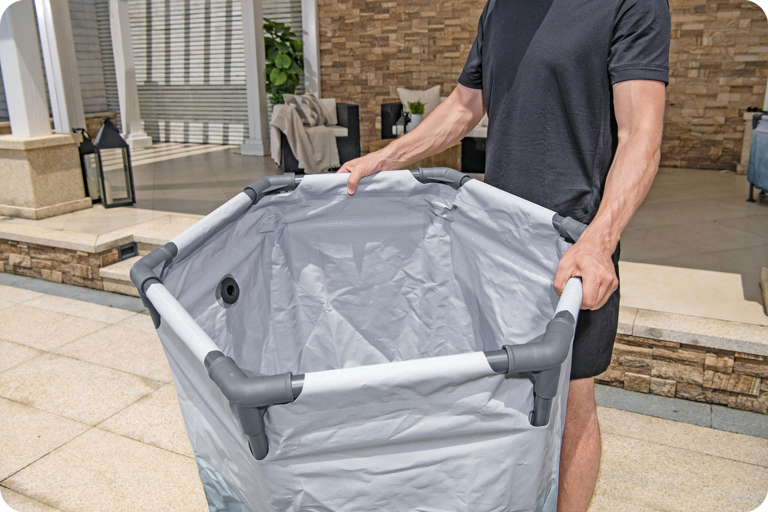 Bañera para recuperación en baño de hielo Bestway Lazy-Z Spa Glacial Dip Ø90 x 8 5/7