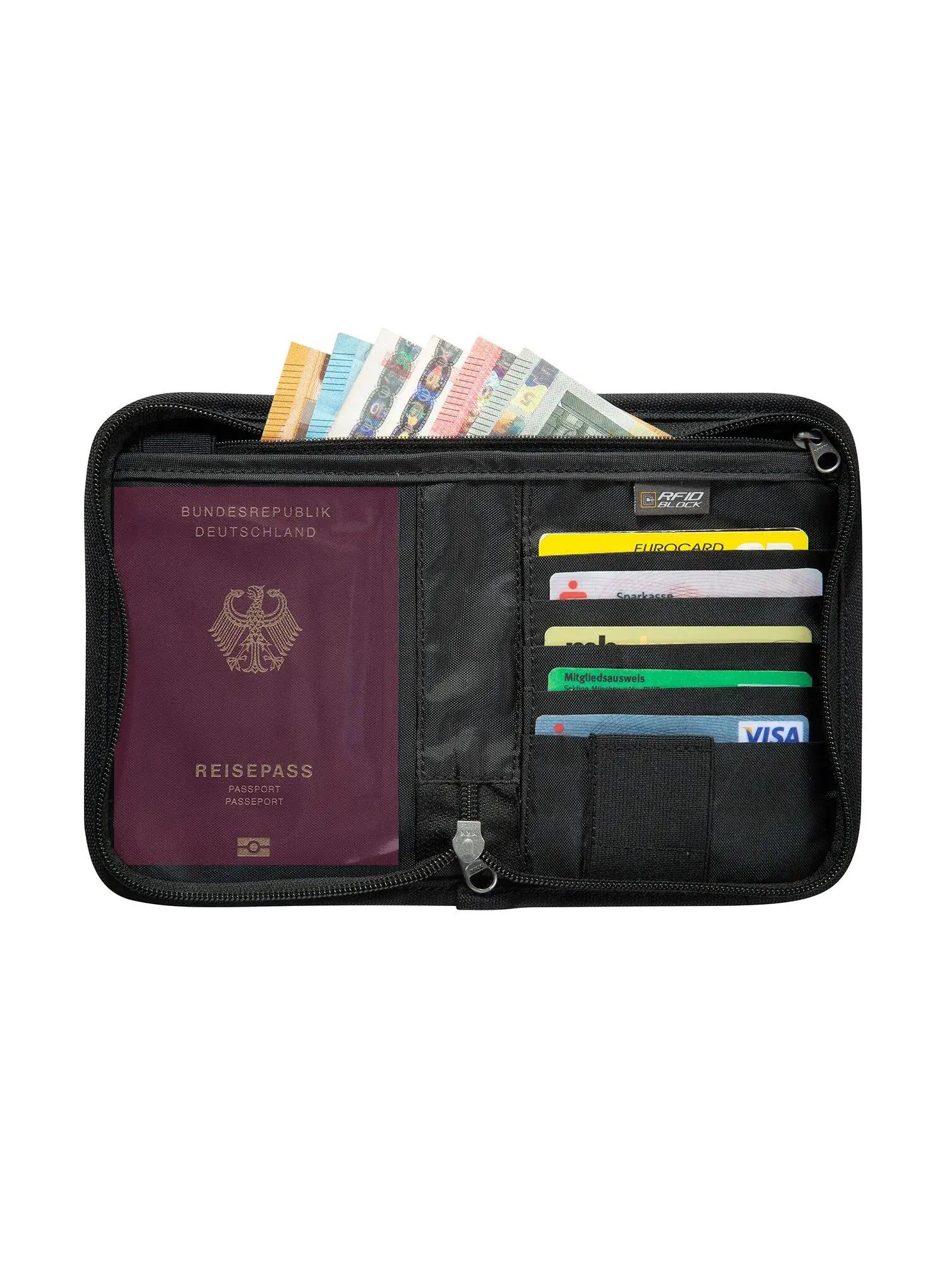Portfel Tatonka Travel Zip M RFID B - black 6/7