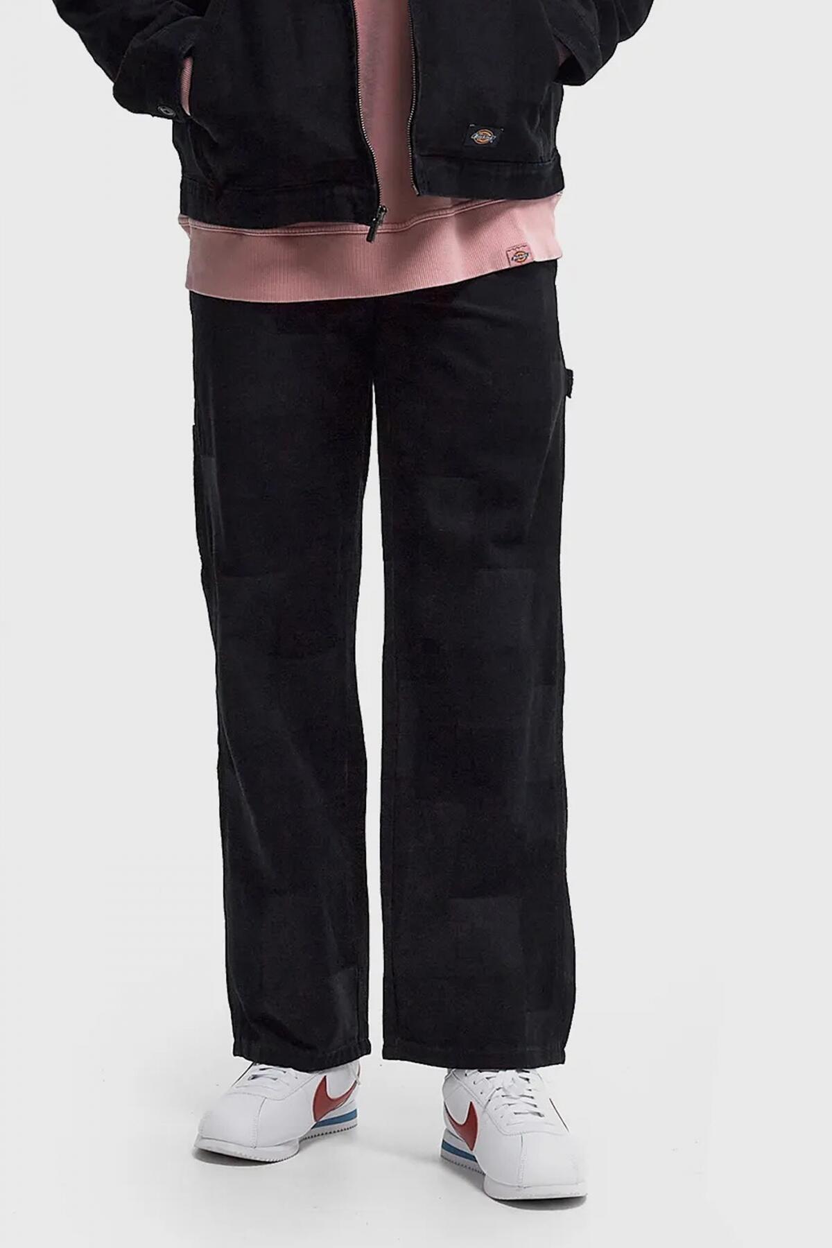Pantaloni Dickies Modello Jacquard Carpenter Pan Colore Nero 5/5