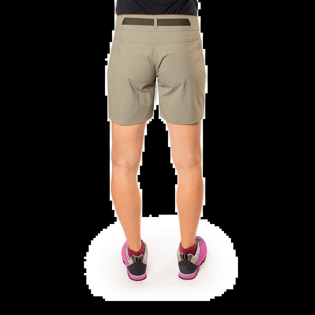 Pantalones cortos para Mujer Trangoworld Maladeta vn Gris/Marrón protección UV+ 4/5