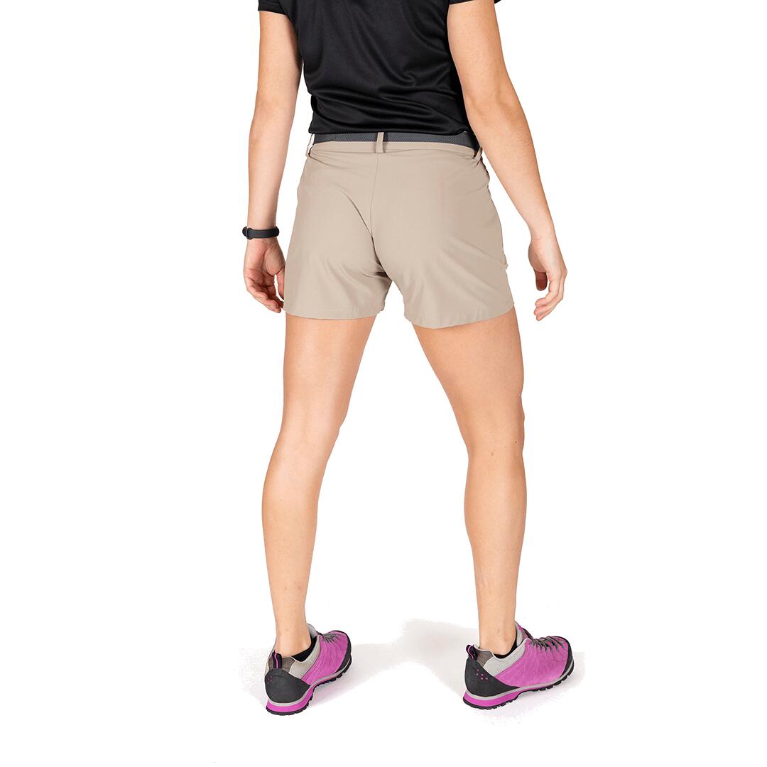 Pantalones cortos para Mujer Trangoworld Kumo Gris protección UV+30 3/4