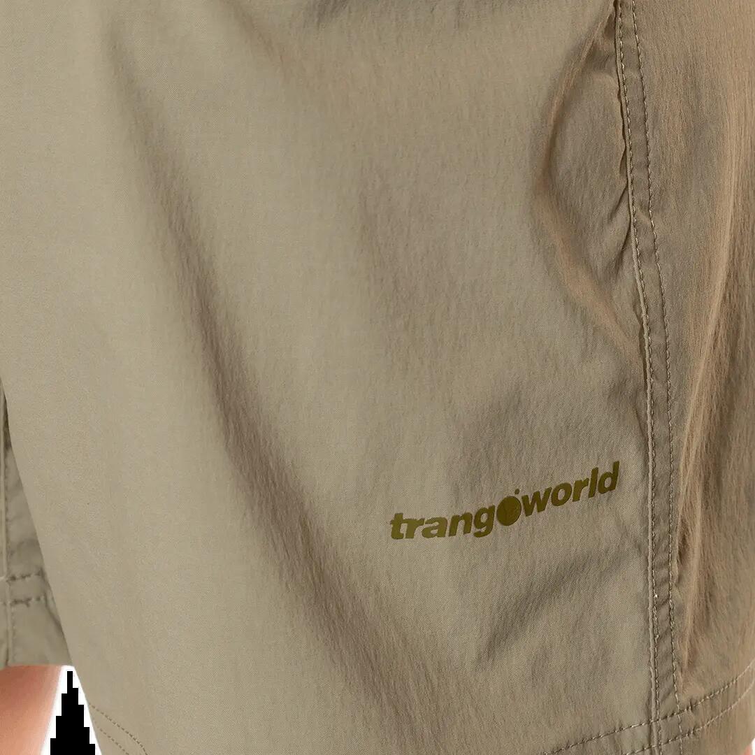 Pantalones cortos para Mujer Trangoworld Maladeta vn Gris/Marrón protección UV+ 5/5