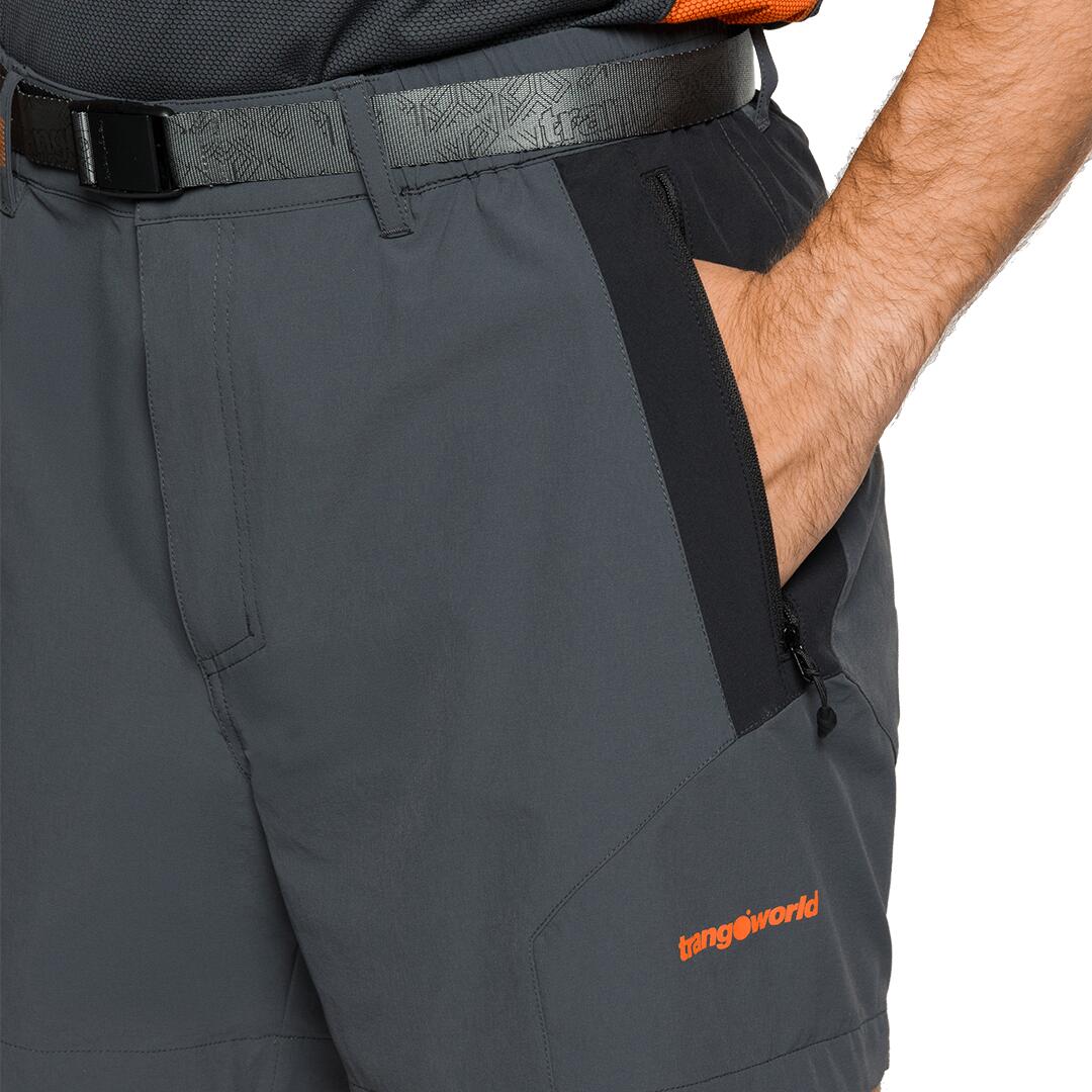 Bermuda para Hombre Trangoworld Allo df Gris/Negro 7/7