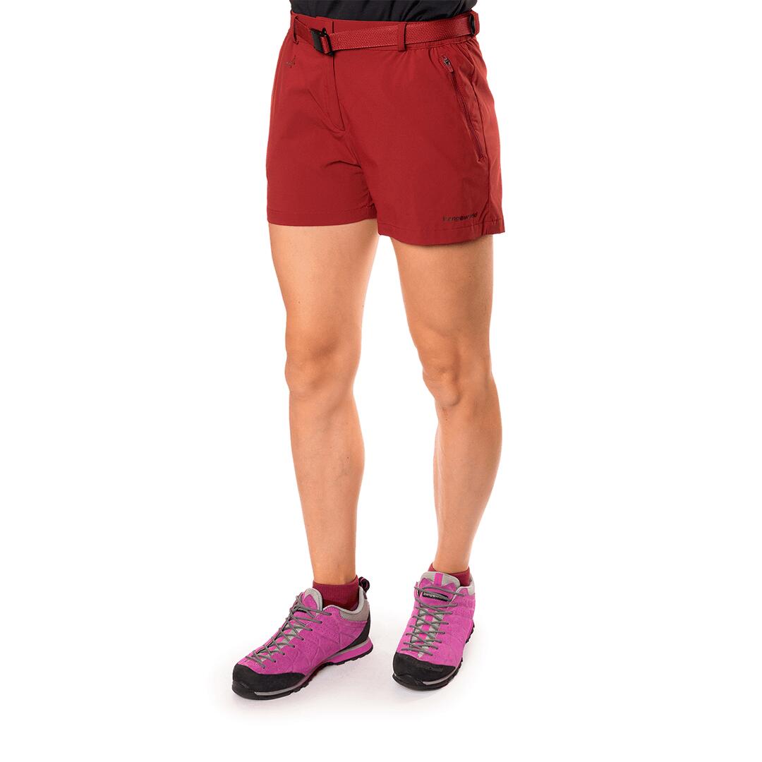 Pantalones cortos para Mujer Trangoworld Kumo Rojo 3/5