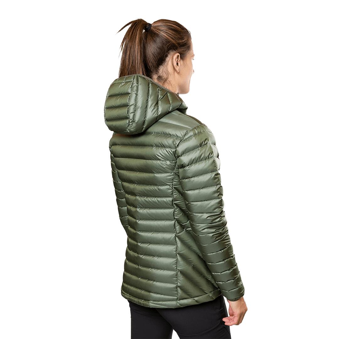 Plumífero para Mujer Trangoworld Biasca Verde/Gris 180g 600cuin 4/7
