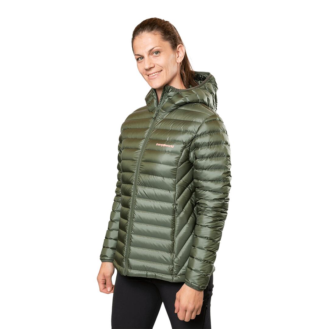 Plumífero para Mujer Trangoworld Biasca Verde/Gris 180g 600cuin 3/7