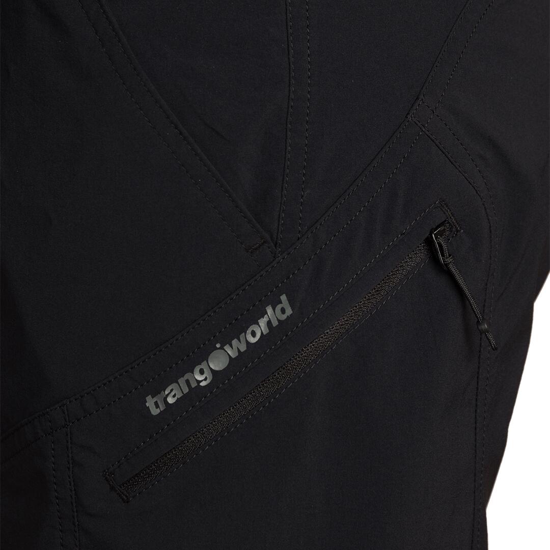 Pantalones cortos para Mujer Trangoworld Yittu df Negro 3/4