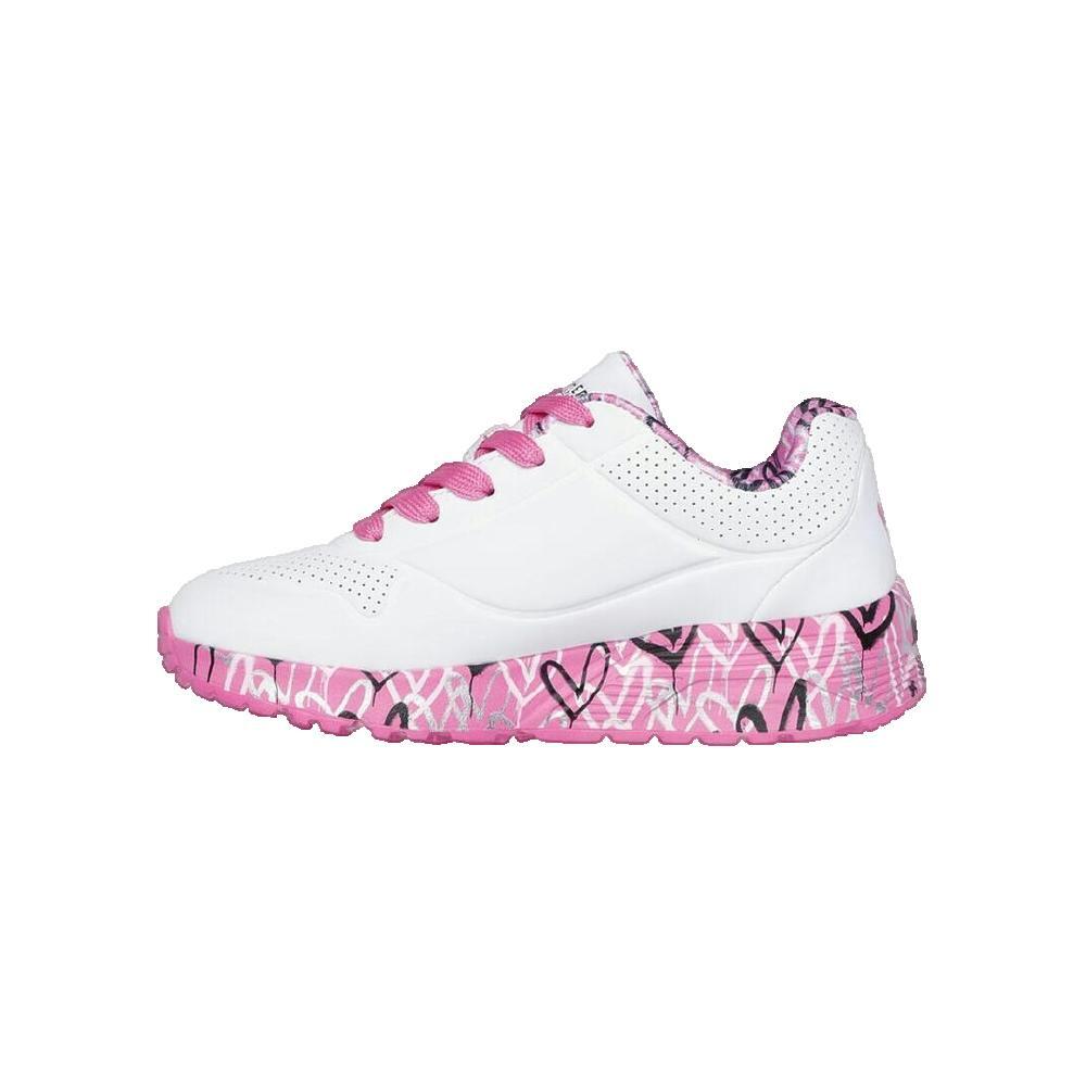 Zapatillas Niña Skechers Uno Lite Blanco 2/6