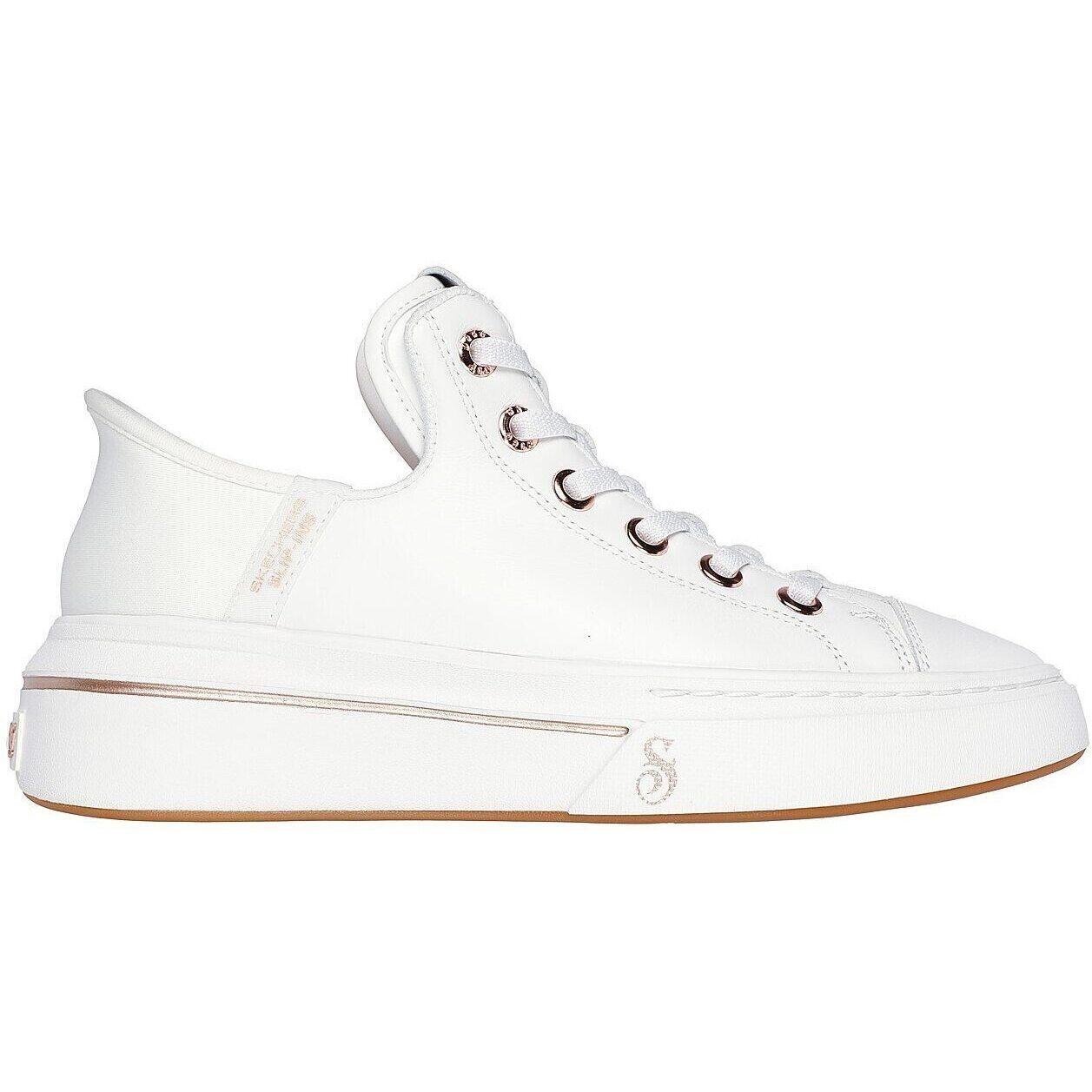 Sneakers Skechers Snoop One-og Leather, Wit, Dames 3/5